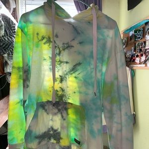 navy yard tie dye hoodie